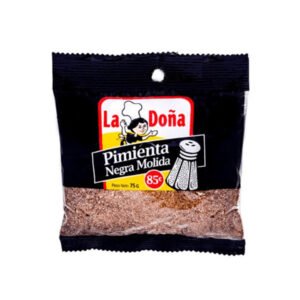 PIMIENTA MOLIDA LA DONA 75G Pimienta Negra Molida La Doña 75 gr