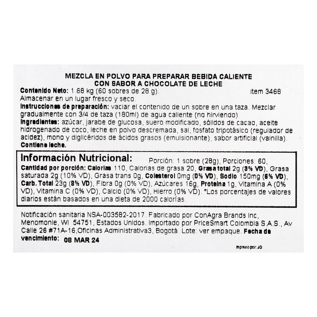 Swiss Miss Mezcla de Chocolate (Sobre de 28 g) - Imagen 2