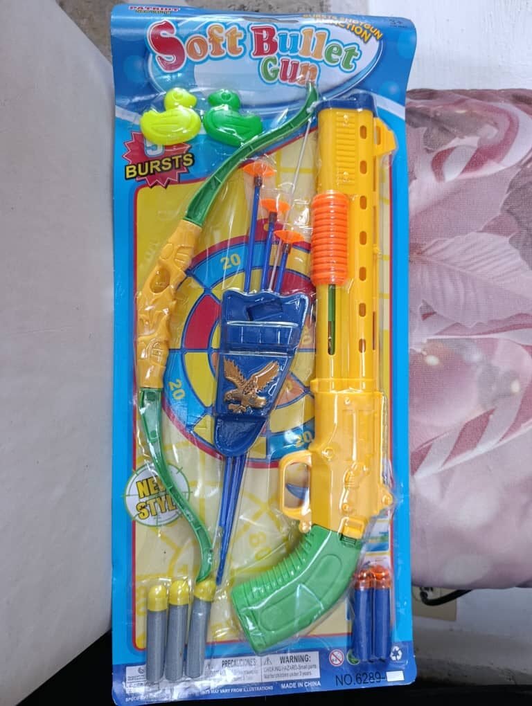 Soft Bullet Gum Juego de Pistola