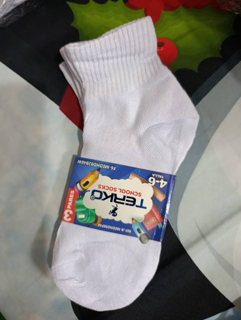Medias Blancas para Niños - Terko